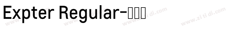 Expter Regular字体转换